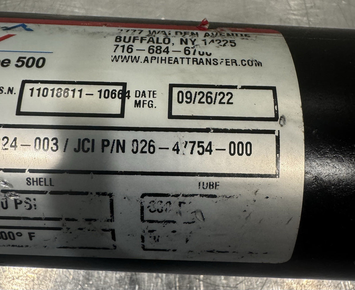 026-47754-000 York Heat Exchanger Basco Type 500 03-024 API 1515-03-024-003 NEW!