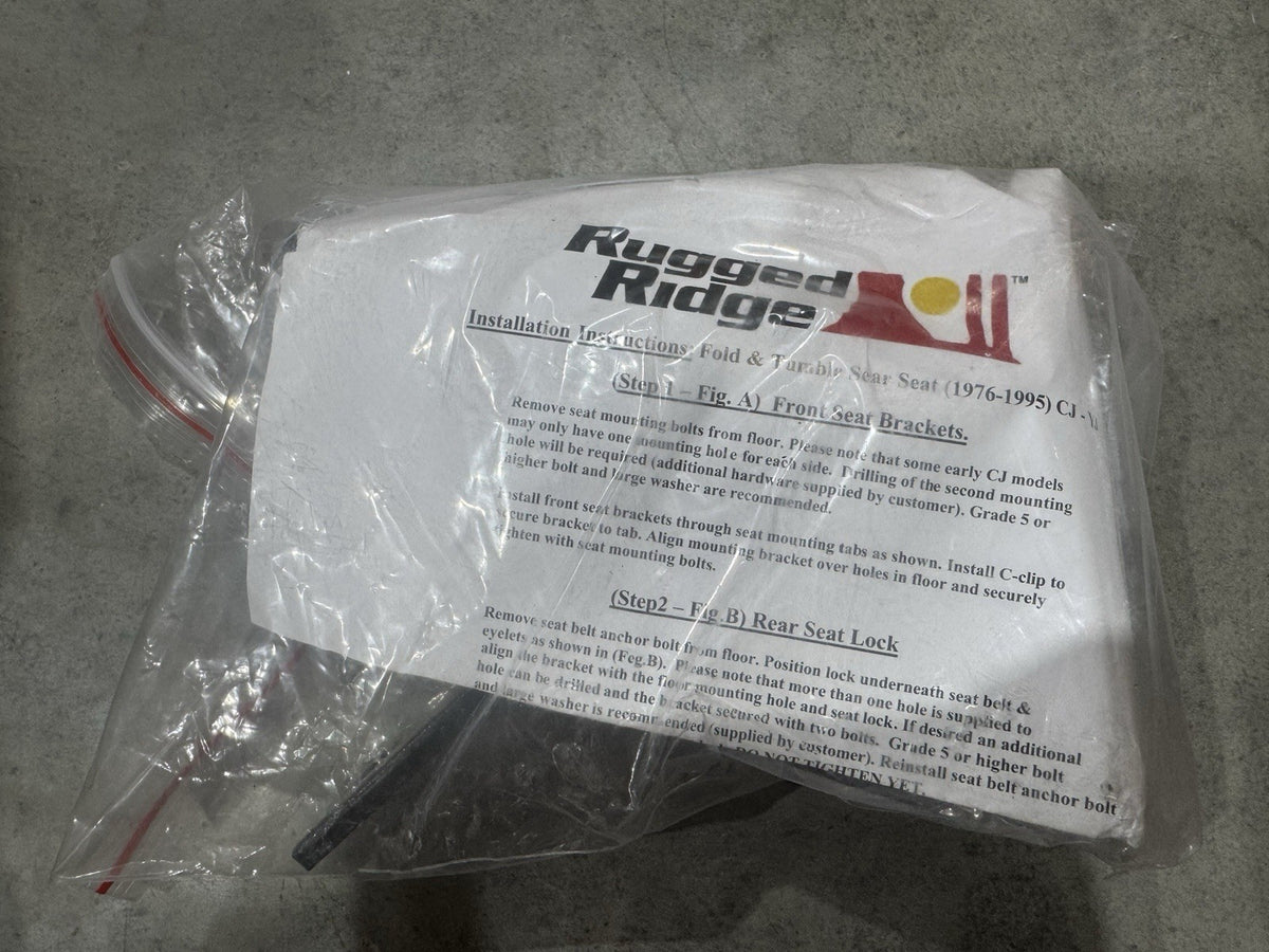 Rugged Ridge 13462.04 Fold & Tumble Rear Seat JEEP CJ Wrangler NEW IN BOX!