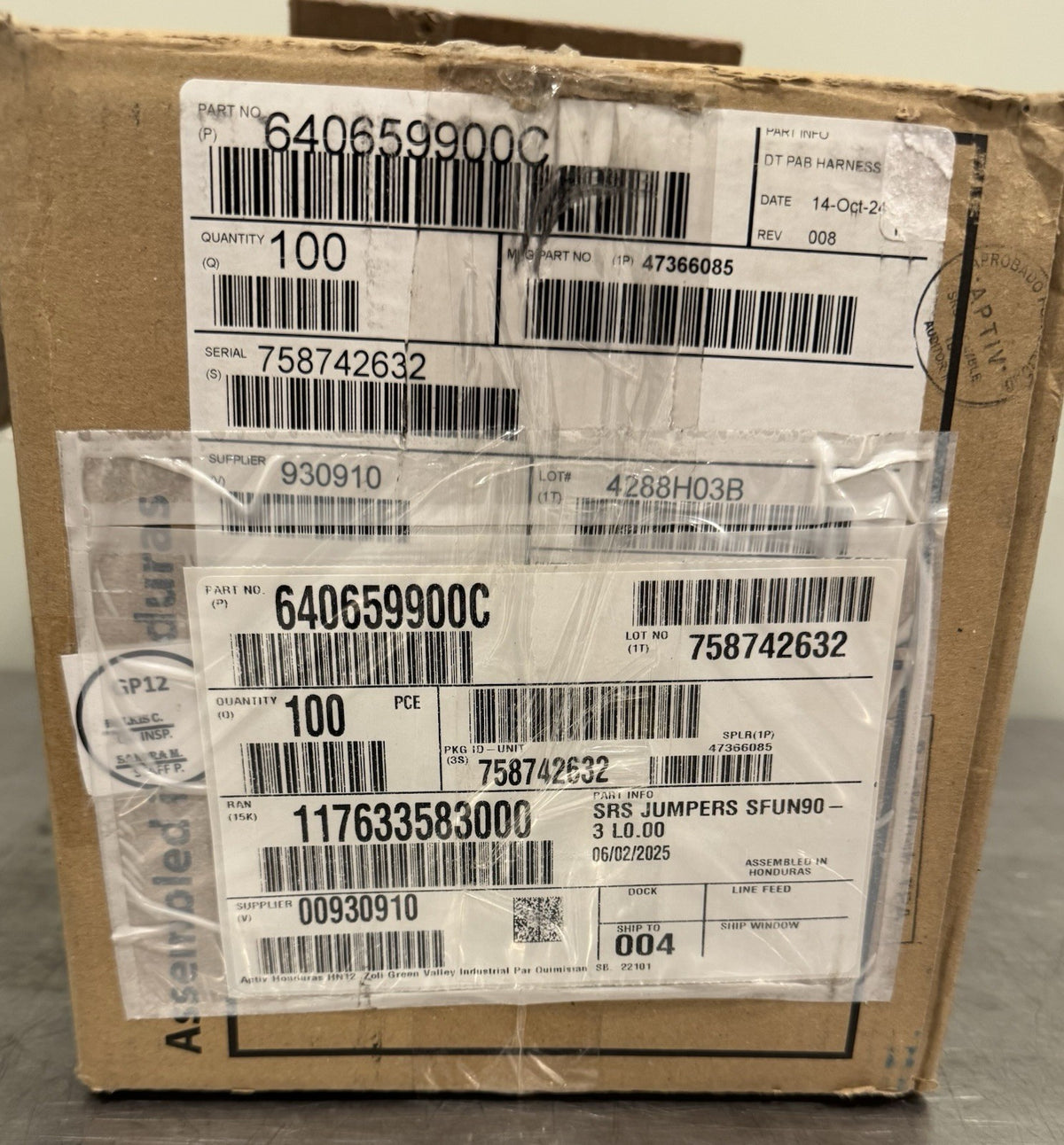 640659900C DT PAB Wire Harness Connector 47366085 100 PACK NEW! FREE SHIPPING!