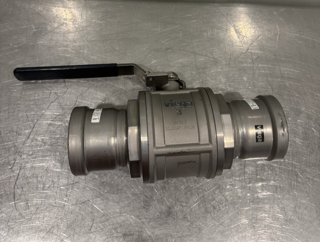 Viega 3" MegaPress Ball Valve 250CWP PN16 NEW! DENTED! FREE SHIPPING!