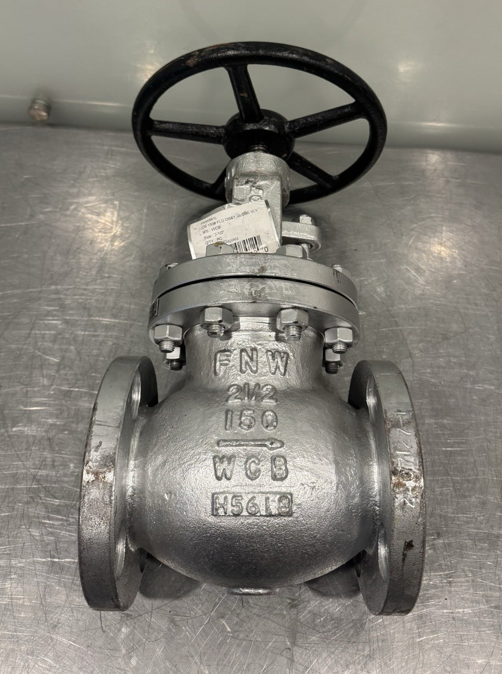 FNW 561L 2.5" Flanged Globe Valve Carbon Steel 2-1/2” NEW! FREE SHIPPING!