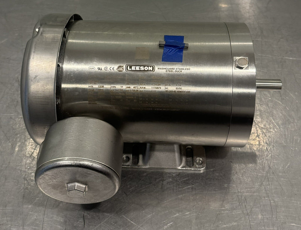 Leeson 119492.00 Washdown Duty Motor Stainless NEW IN BOX! FREE SHIPPING!