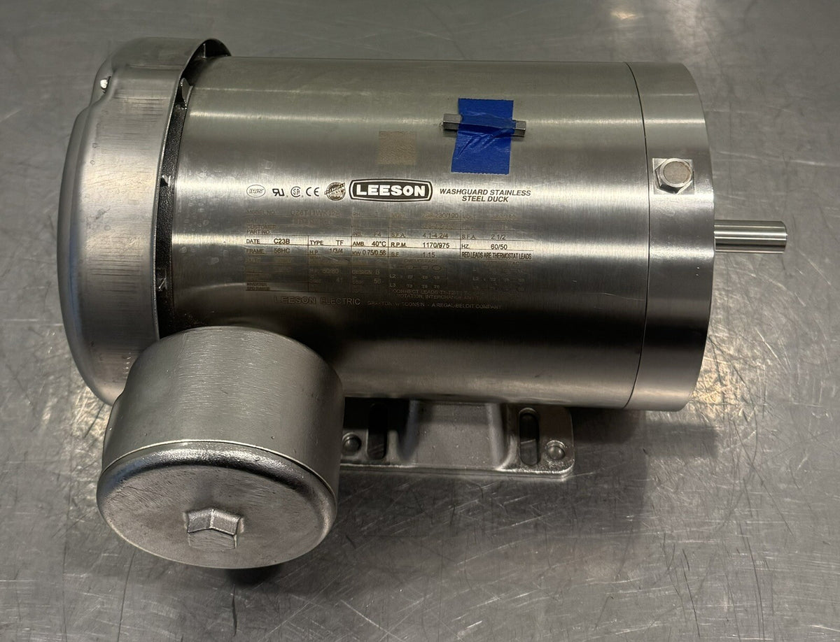Leeson 119492.00 Washdown Duty Motor Stainless NEW IN BOX! FREE SHIPPING!