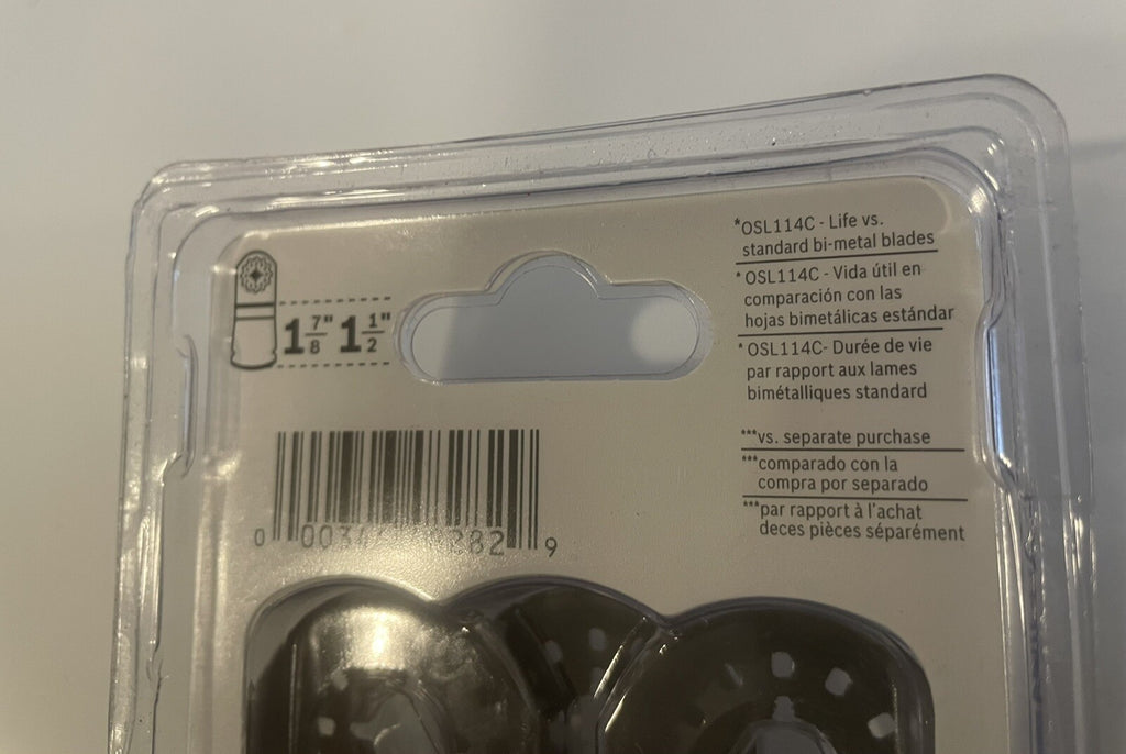 Bosch OSL003VP 3-Piece Starlock Oscillating Multi Tool Plunge Cutting NEW!