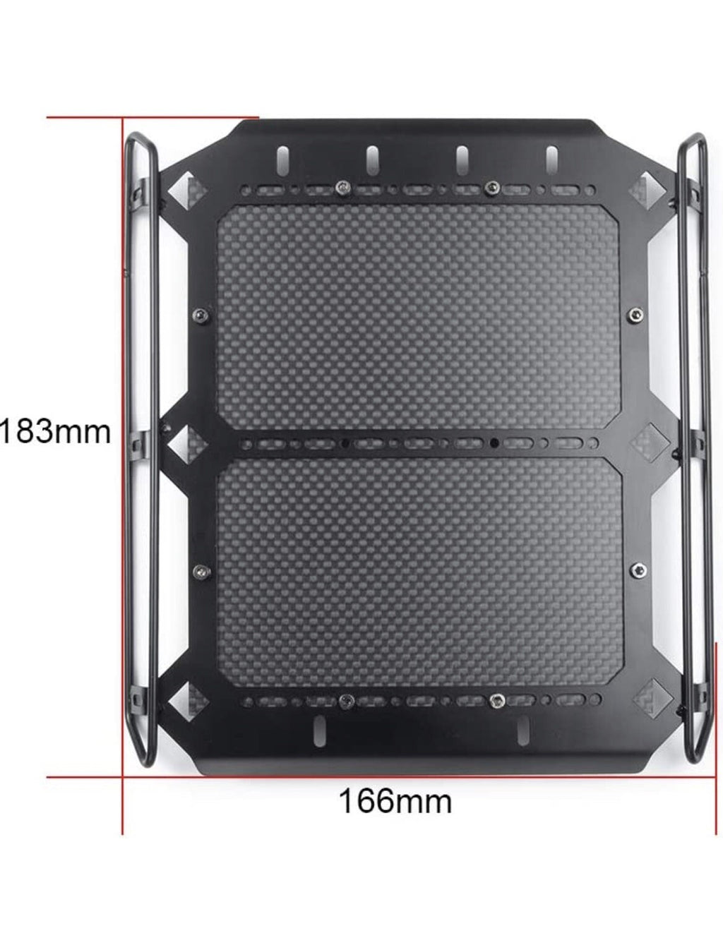 RC Lions Roof Rack W/ Carbon Fiber Panel Upgrade NEW! FREE SHIPPING!