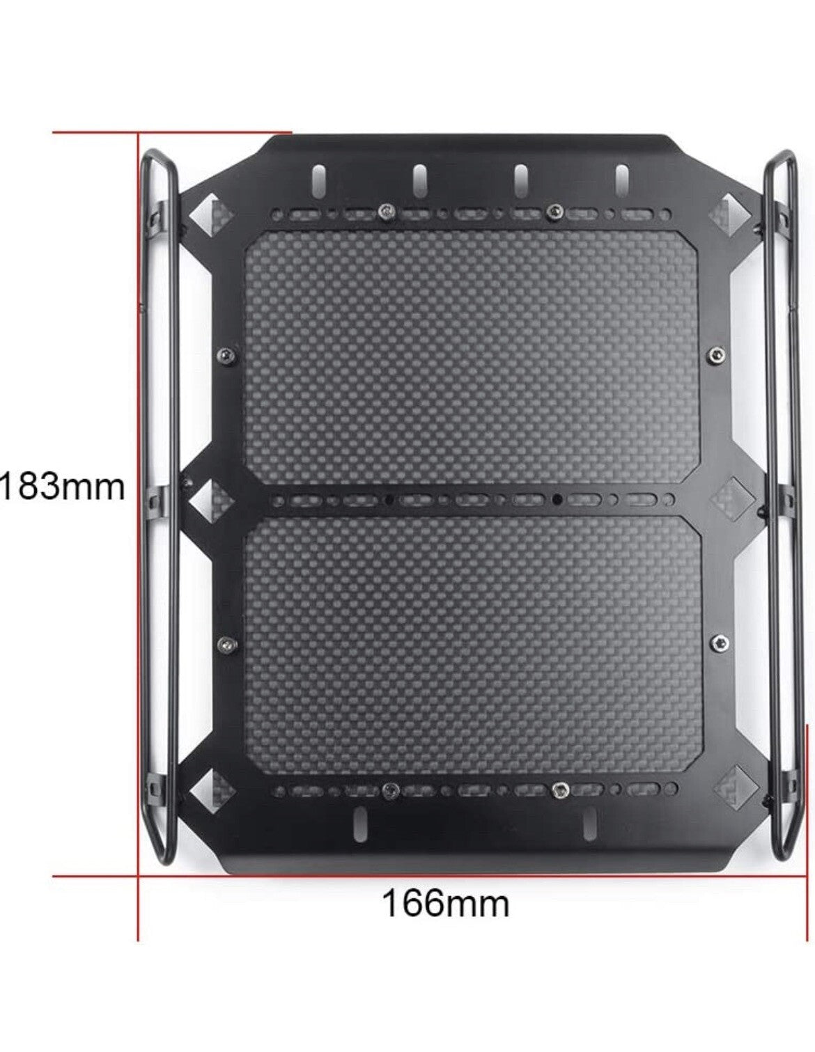 RC Lions Roof Rack W/ Carbon Fiber Panel Upgrade NEW! FREE SHIPPING!