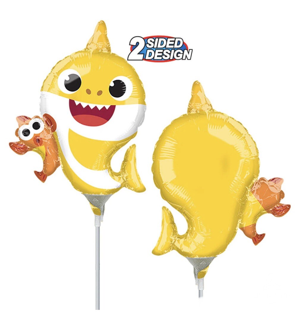(1) Baby Shark 14” Mini Foil Balloon Anagram 40763 NEW! FREE SHIPPING!