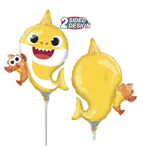(1) Baby Shark 14” Mini Foil Balloon Anagram 40763 NEW! FREE SHIPPING!