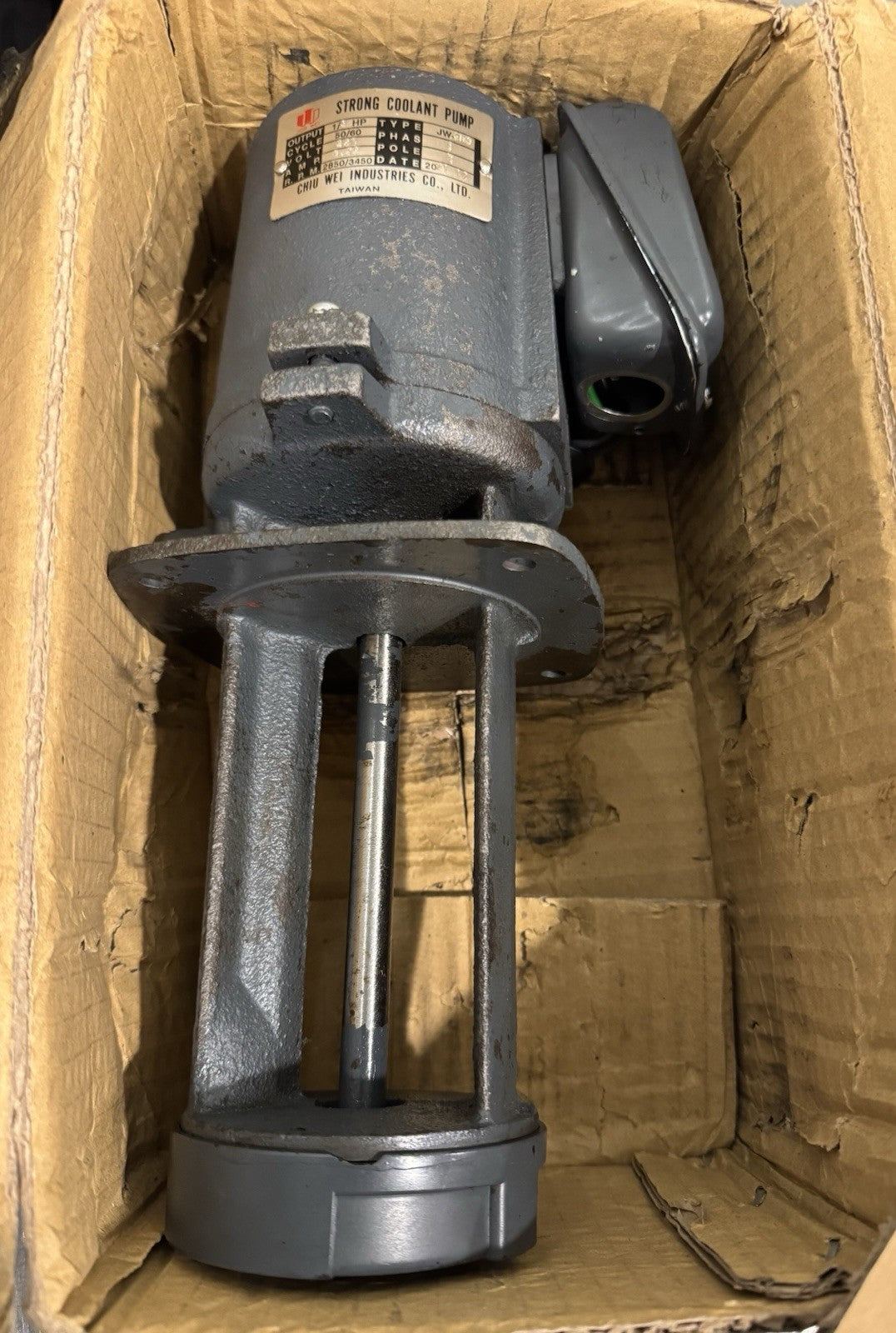 SWI 29063-2 Coolant Pump 1/8 HP X 150mm 220AC JW-8150 NEW! FREE SHIPPING!