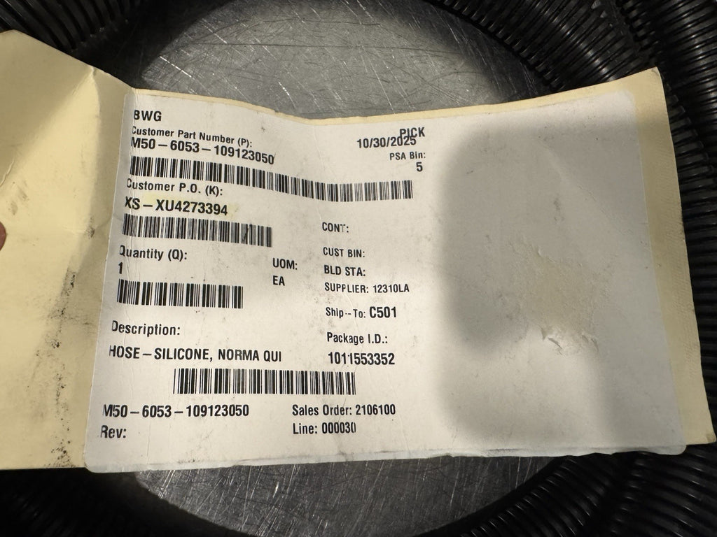 M50-6053-109123050 Silicone Hose Quick Connect NEW! FREE SHIPPING!