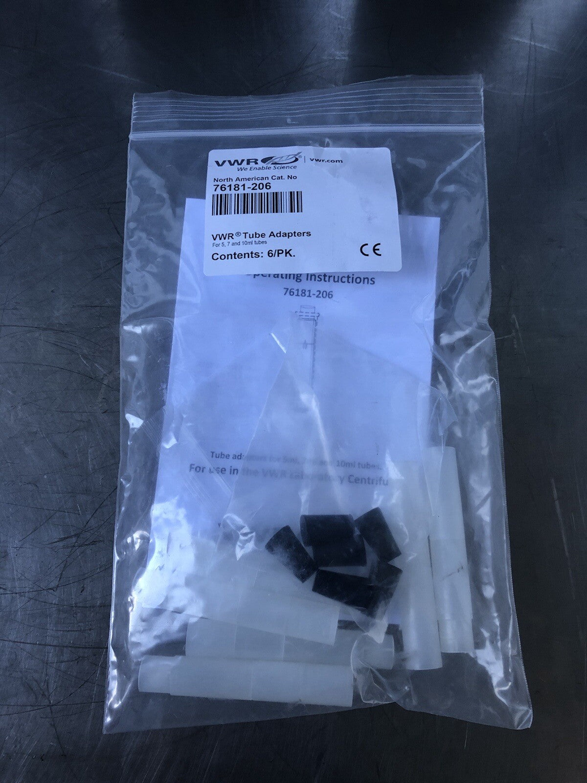 VWR 76181-206 Tube Adapters 6 PACK NEW!! FREE SHIPPING!!