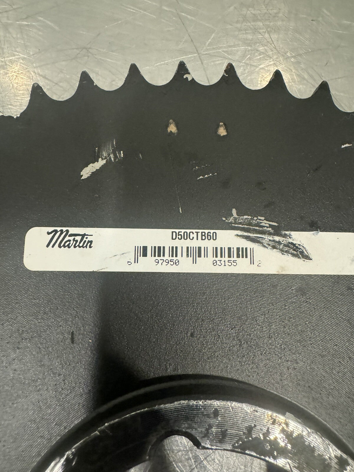 Martin D50CTB60 Sprocket Double Roller Chain Taper Bushed NEW W/TAGS! SHIPS FREE