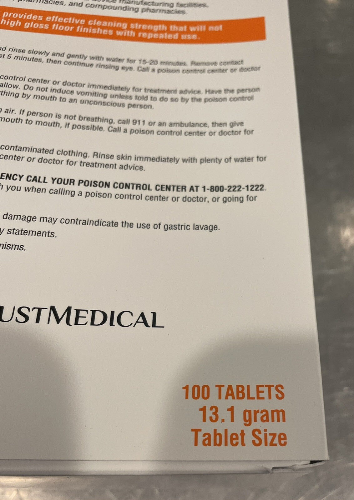 Defender C15338 Disinfectant & Cleaner Tablets 100 PACK NEW! FREE SHIPPING!
