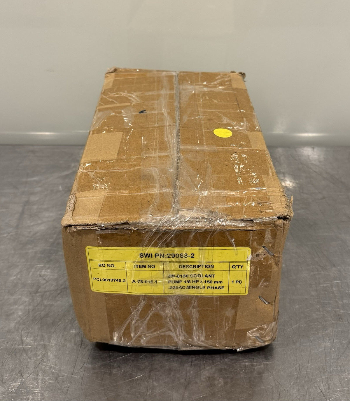 SWI 29063-2 Coolant Pump 1/8 HP X 150mm 220AC JW-8150 NEW! FREE SHIPPING!