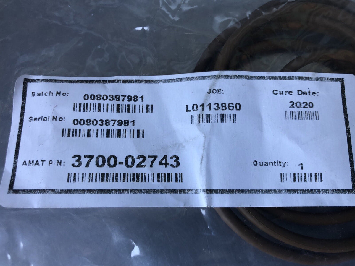 AMAT 3700-02743 O-Ring ID 13.984 CSD .139 Viton 75 Duro Applied Technologies NEW