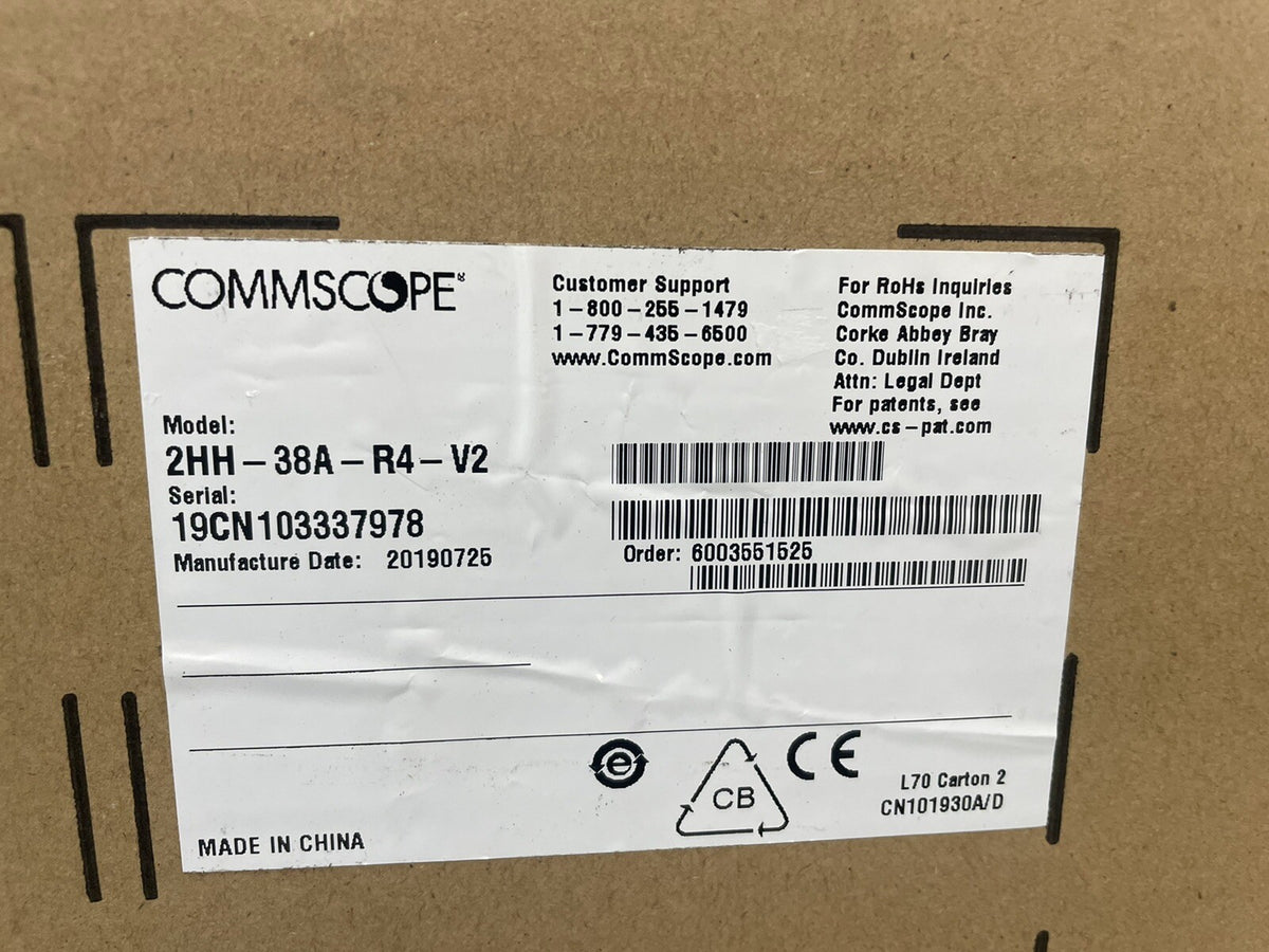 Commscope 2HH-38A-R4-V2 Multibeam Antenna 8 Port 8x 1695-2200 Mhz NEW IN BOX!!