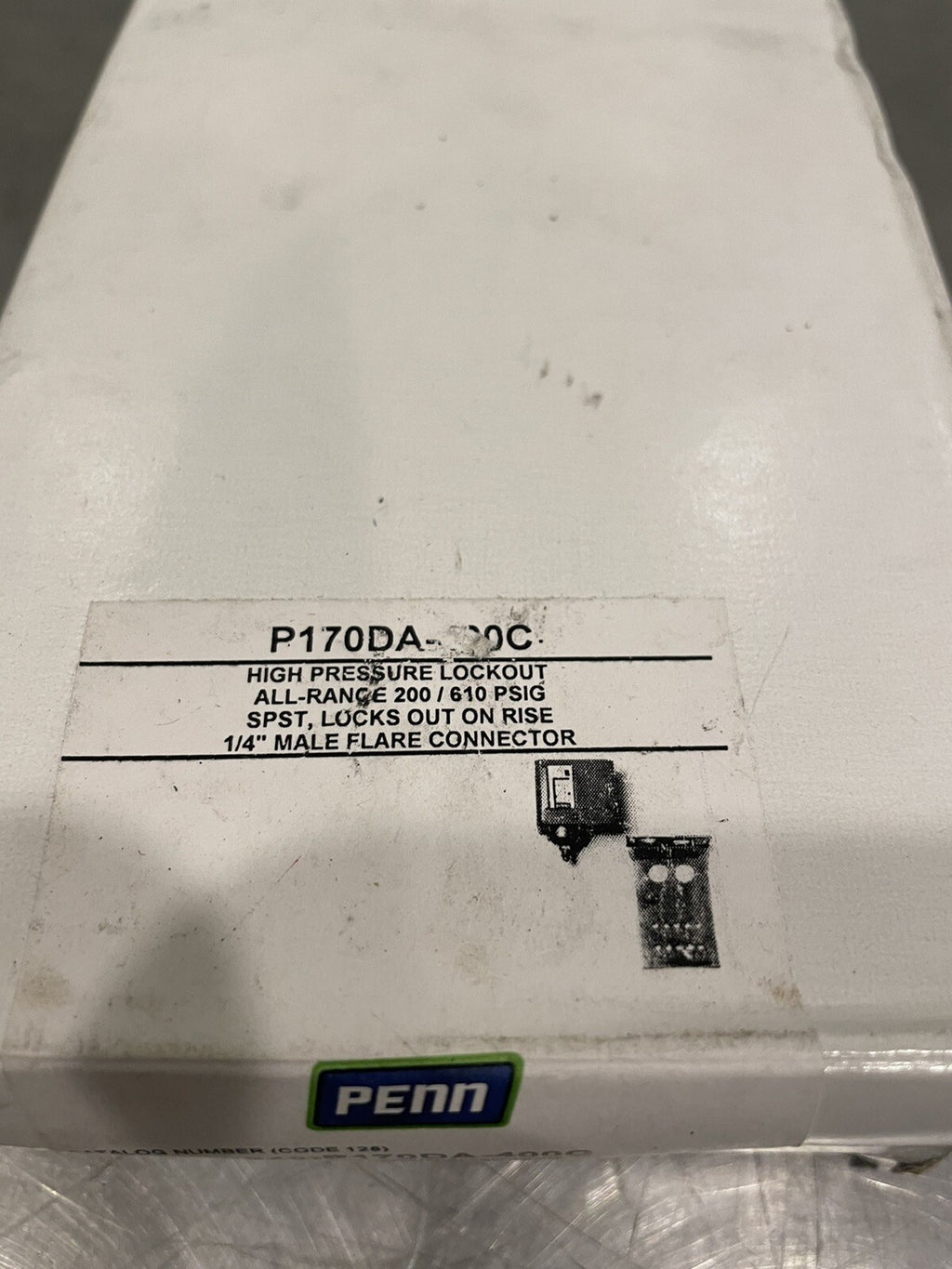 Penn P170DA-400C High Pressure Lockout Switch 200/610 PSIG NEW IN BOX SHIPS FREE