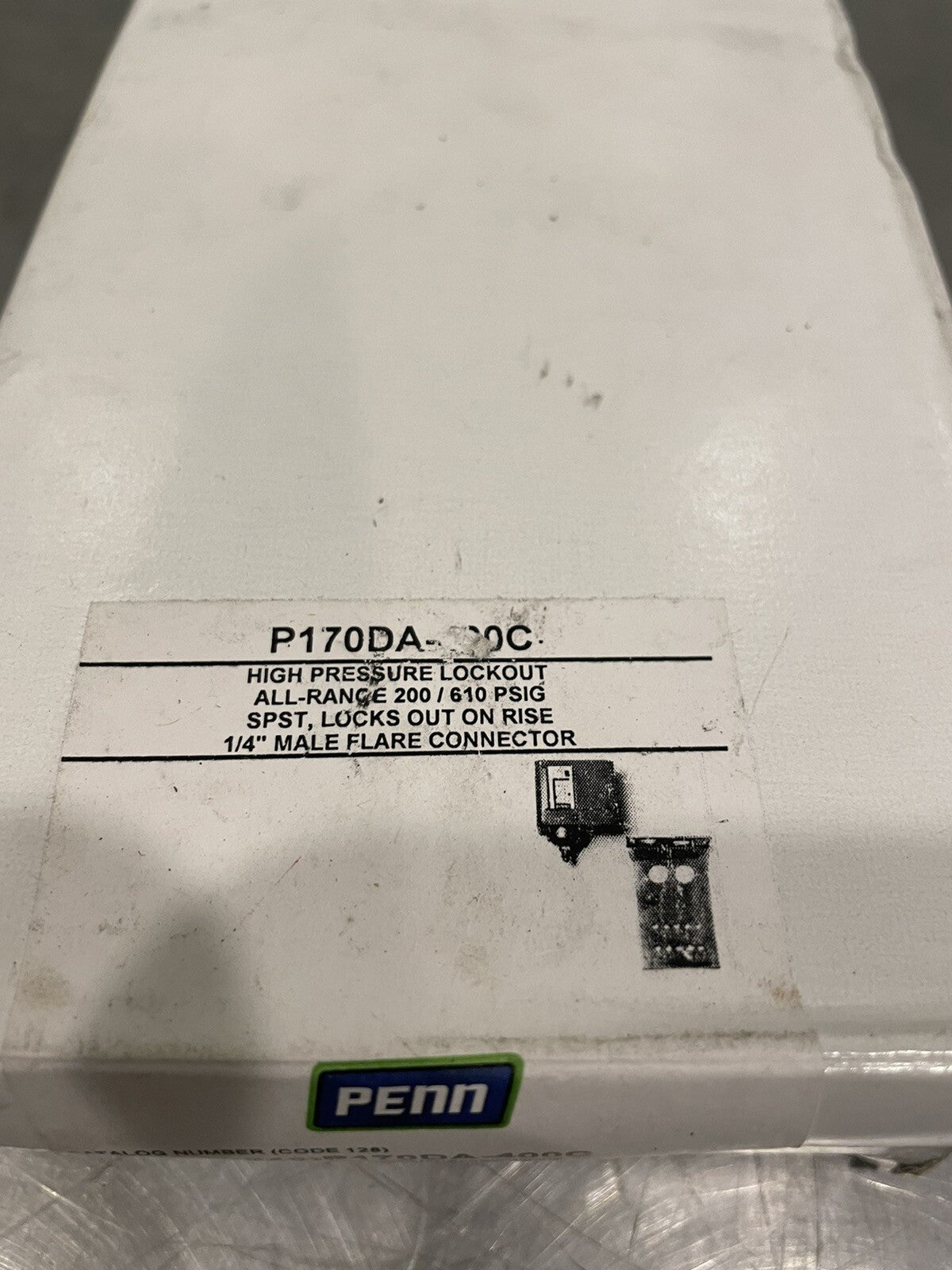Penn P170DA-400C High Pressure Lockout Switch 200/610 PSIG NEW IN BOX SHIPS FREE