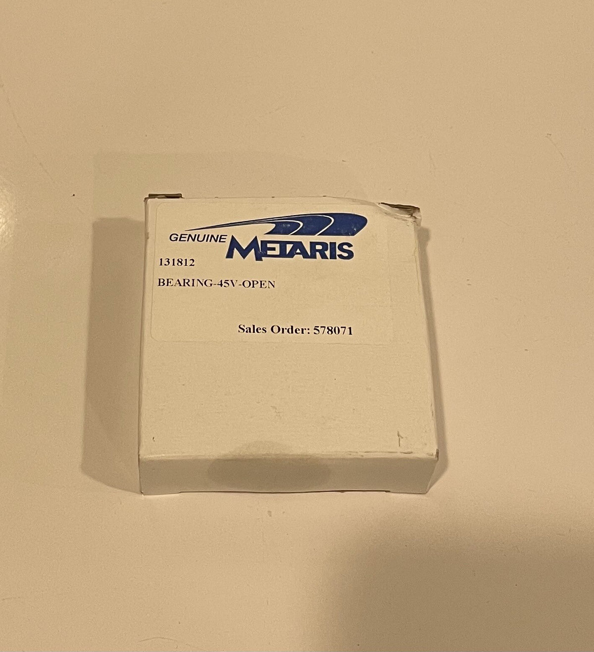Metaris Bearing-45V-OPEN 131812 Shaft Bearing NEW! FREE SHIPPING!