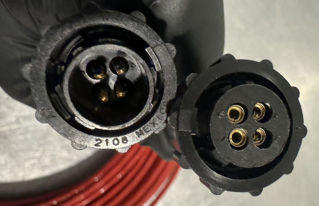 LAM Research 833-239787-002 Cable ASSY 4 Pin Red NEW! FREE SHIPPING!