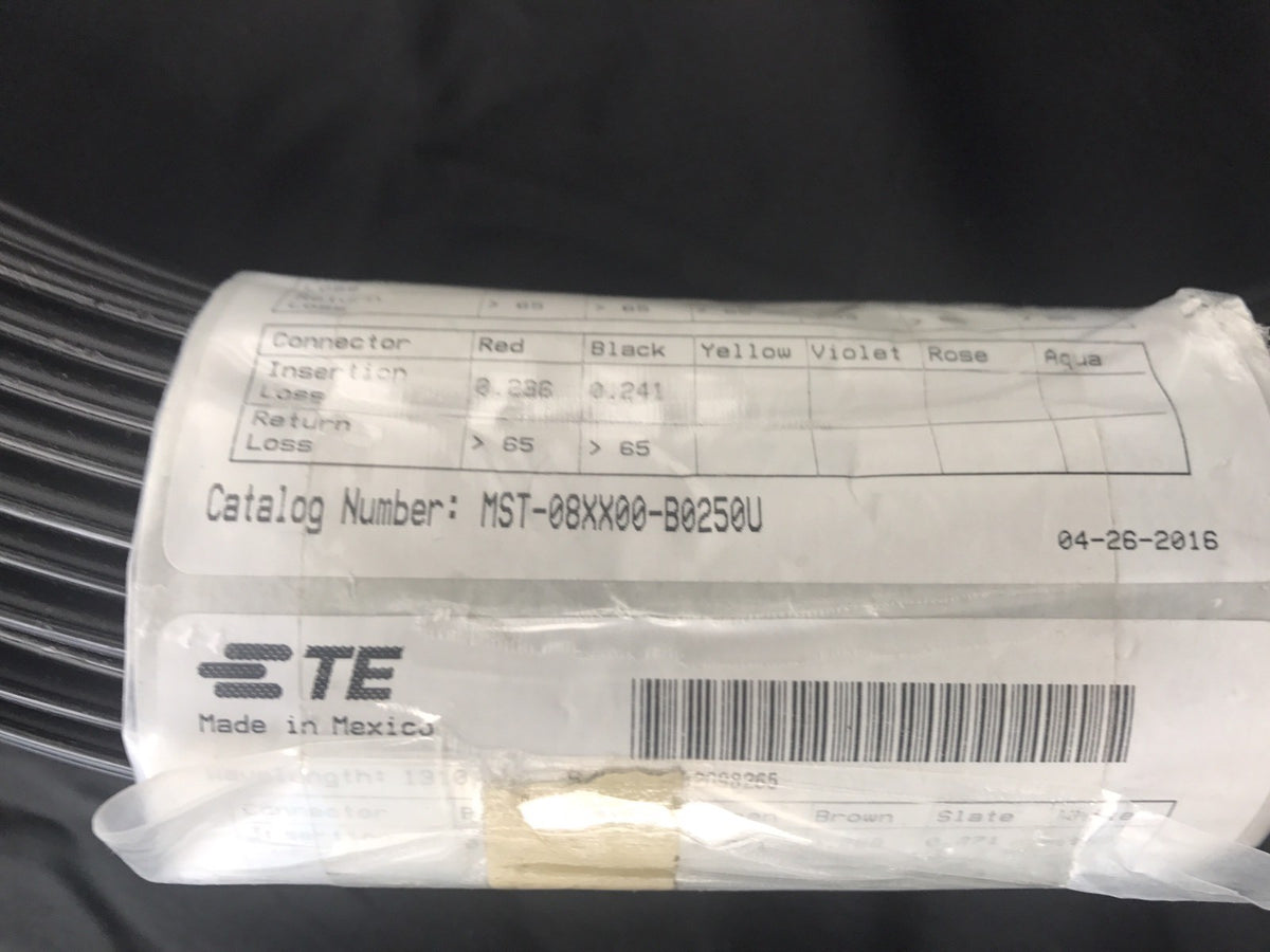 TE Connectivity MST-08XX00-B0250U Mini MST Fiber Optic Multi Port Terminal NEW