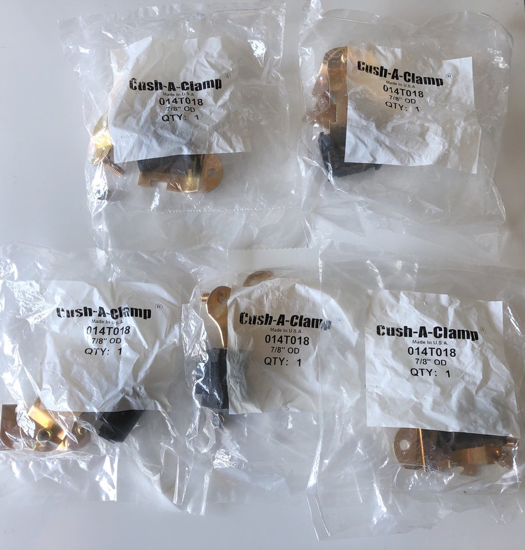 Cush-A-Clamp 014T018 7/8” OD Channel Mounting System NEW SEALED Lot Of 5