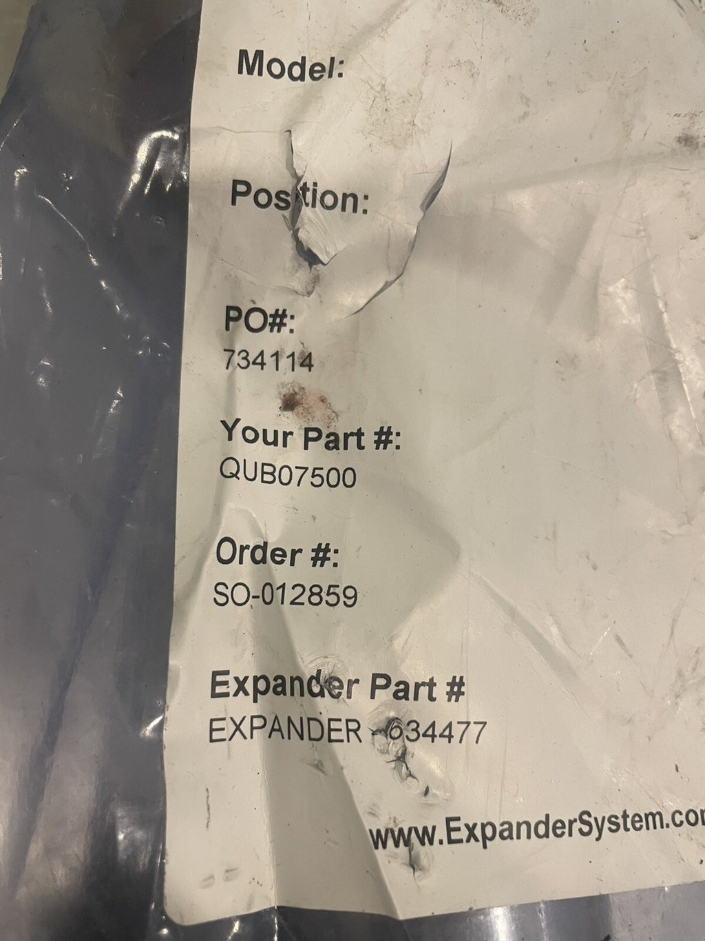 Expander 634477 Pivot Pin NEW! FREE SHIPPING!