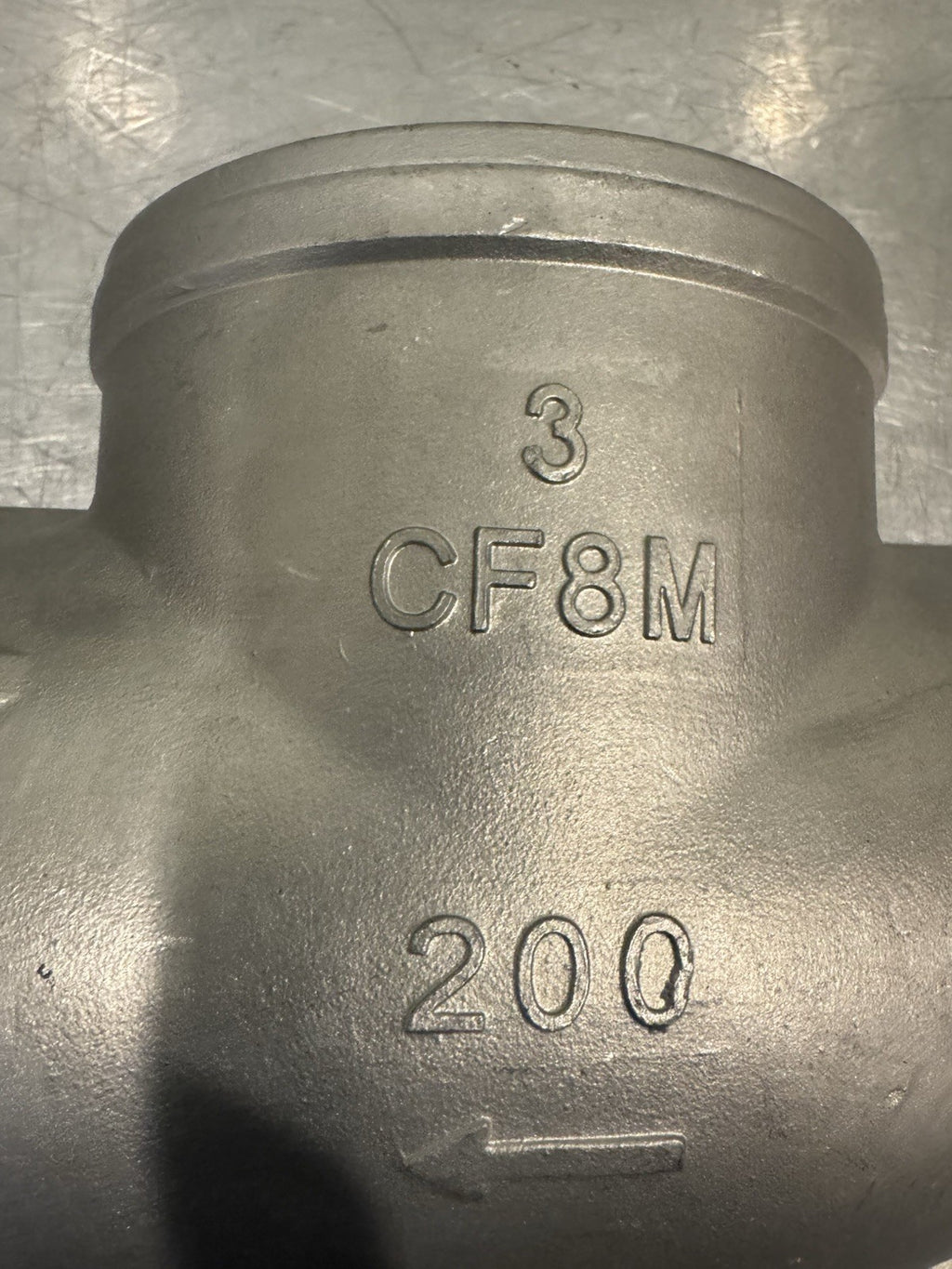 OVC SS200CK 3” Cast Stainless Steel Swing Check Valve Threaded NEW! SHIPS FREE!