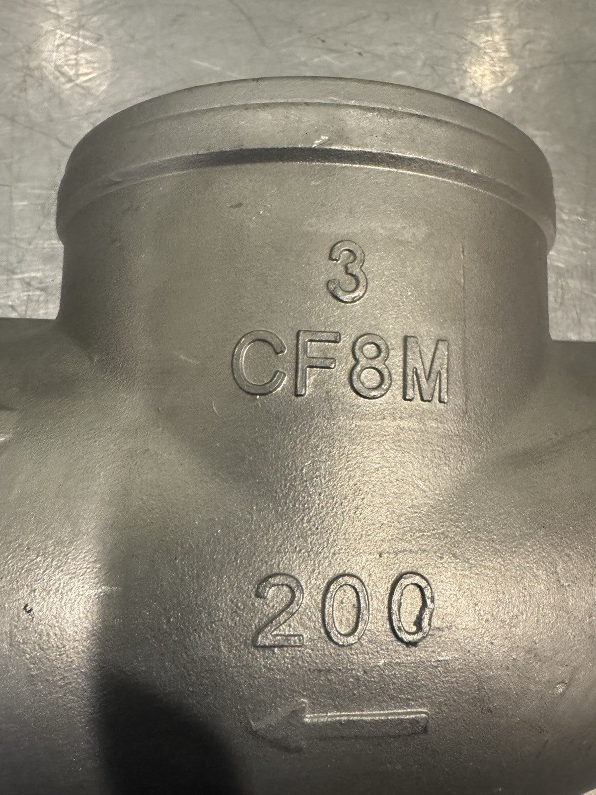 OVC SS200CK 3” Cast Stainless Steel Swing Check Valve Threaded NEW! SHIPS FREE!