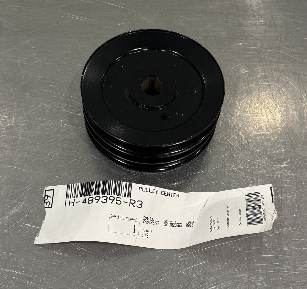 Cub Cadet IH-489395 Center Pulley 489395 NEW! FREE SHIPPING!