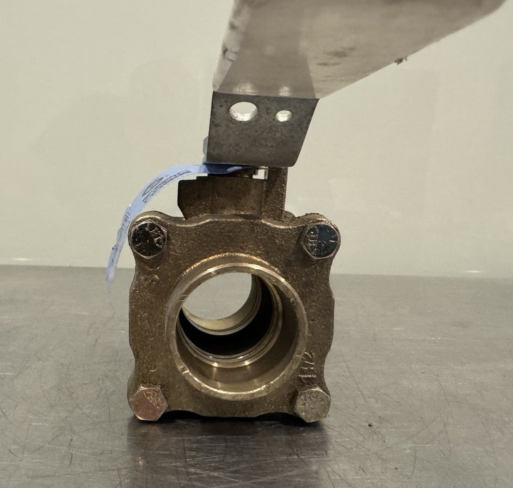 Nibco S595Y-LF 1-1/2” Full Port Ball Valve Bronze 1.5” Female Solder NEW!