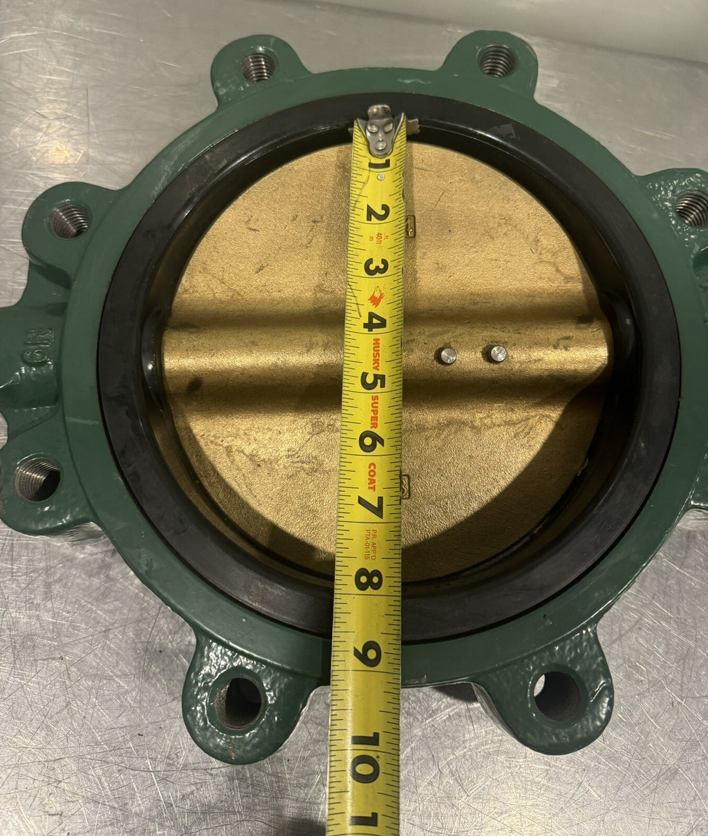 Center Line 8” Butterfly Valve 200 Series Disc AL BRZ 200 PSI NO HANDLE! 