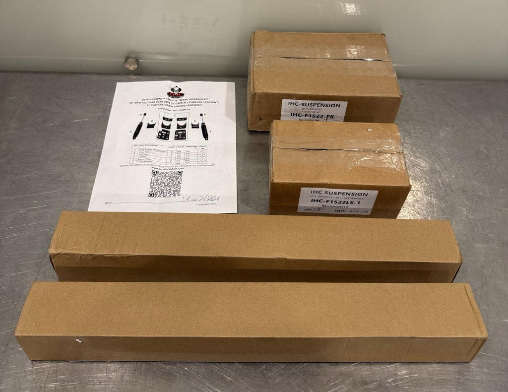 IHC Suspension F1522RK-56 Rear Lowering Kit 5/6” F-150 Ford NEW IN BOX!