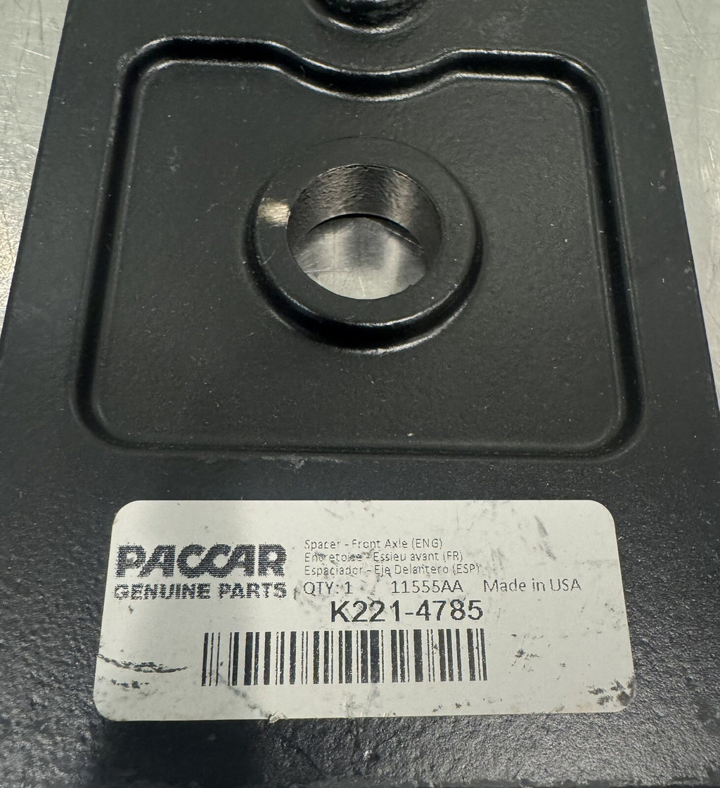 Paccar K221-4785 Front Axle Spacer Aluminum Black NEW! FREE SHIPPING!