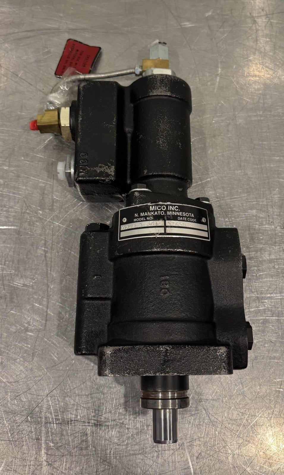 Mico 02-460-464 Hydraulic Power Brake Flow Control Valve NEW! FREE SHIPPING!