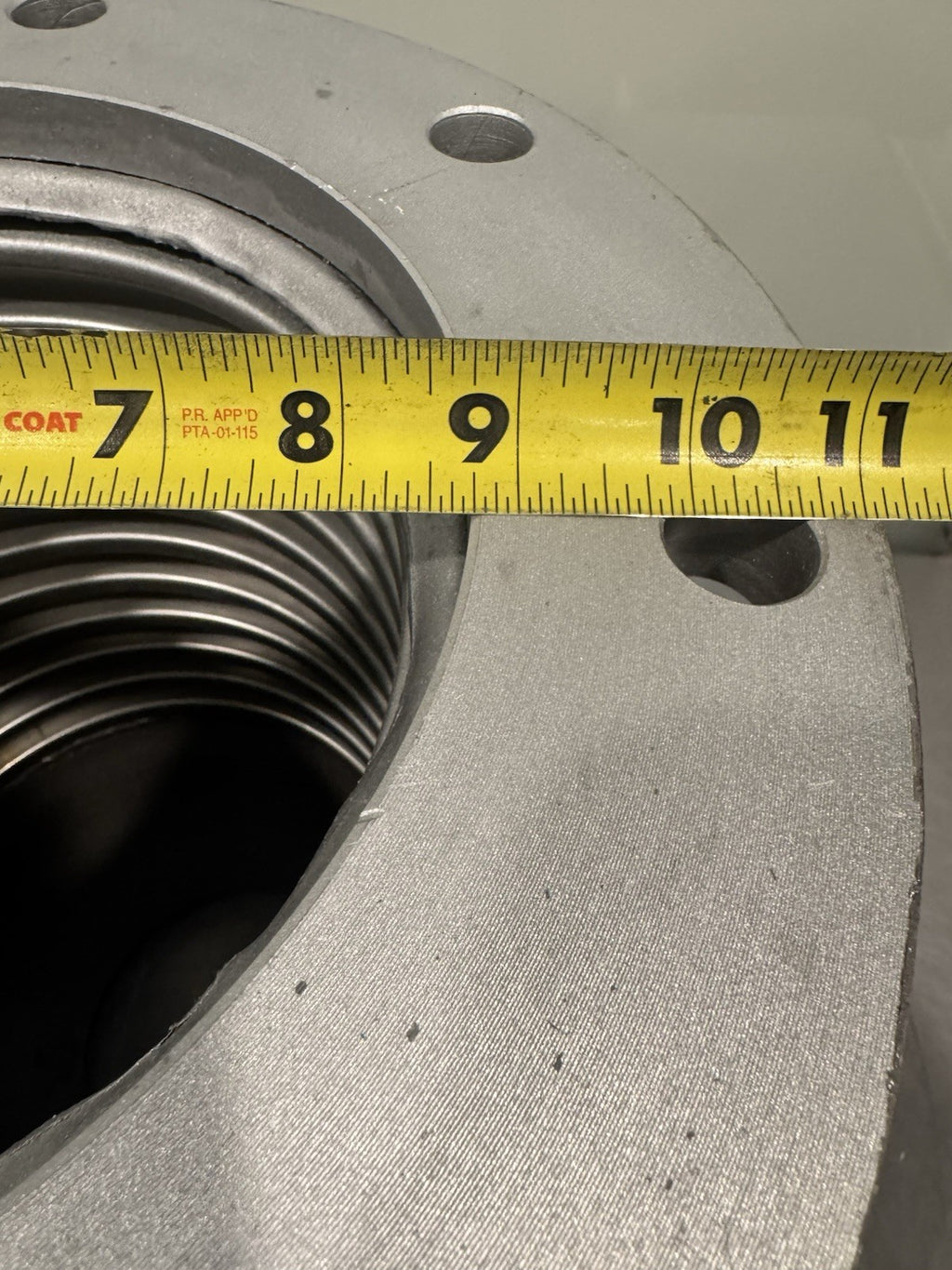 8" X 6" Reducer Flexible Braided Flanged 8 Hole Stainless Steel Braid 17” NEW!