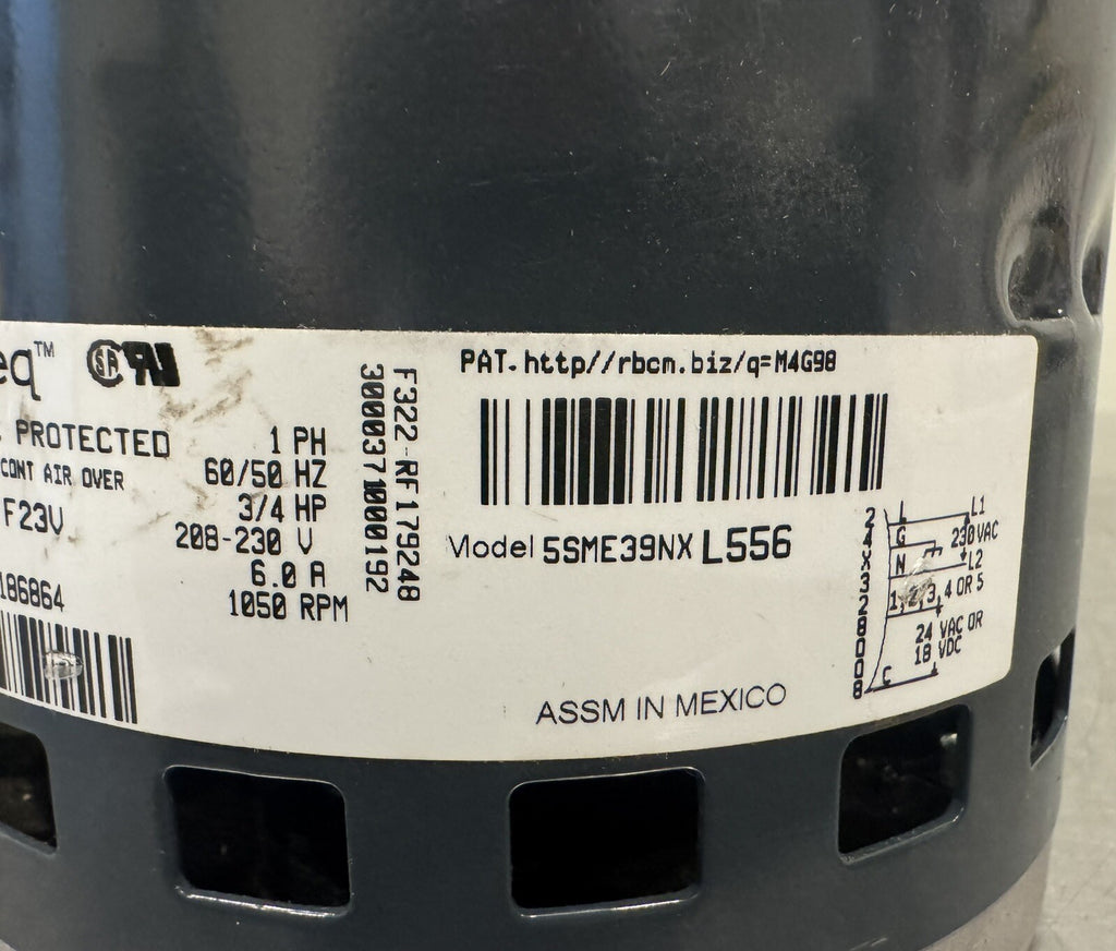 Genteq 1186864 Blower Motor X13 Furnace 5SME39NXL556 NEW! FREE SHIPPING!