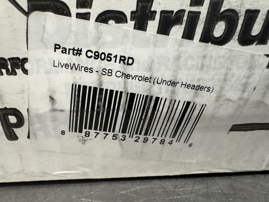C9051RD Performance Distributors Livewires Spark Plug Wires Chevrolet NEW IN BOX