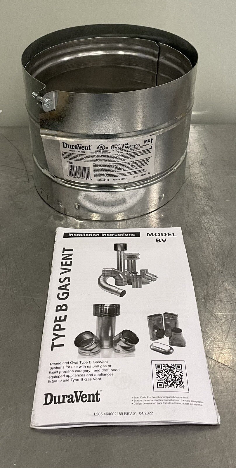 DuraVent 7BVAF Type B Round Gas Vent 7” Inner Diameter NEW! FREE SHIPPING!
