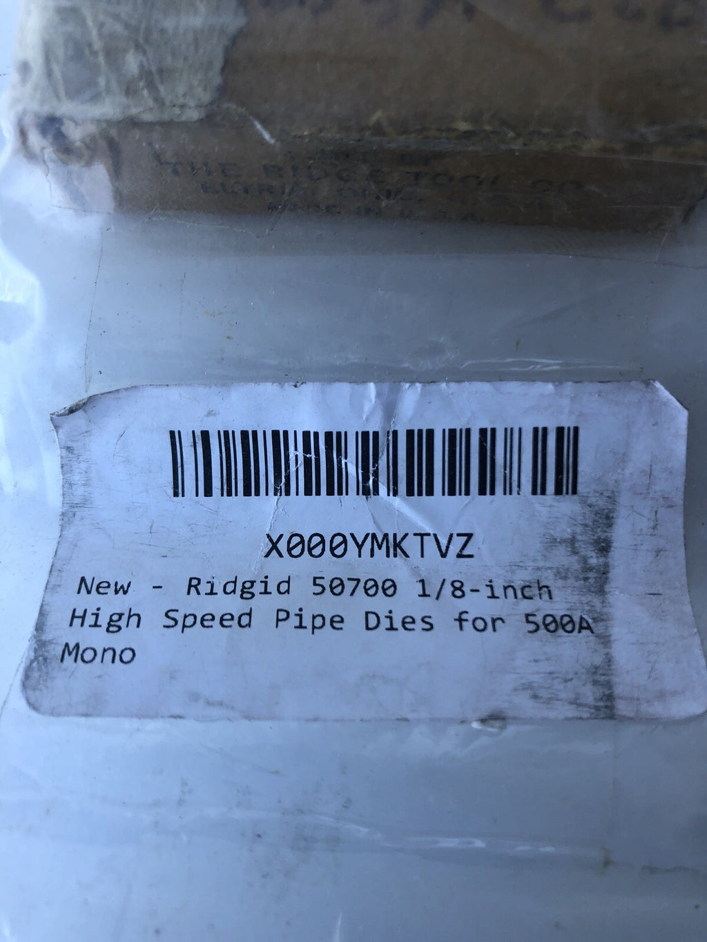 Ridgid 50700 High Speed Pipe Dies 1/8 500A Mono NEW!!! FREE SHIPPING!!!