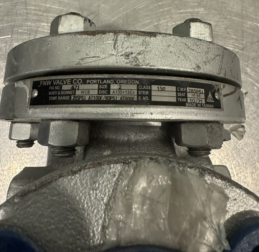 FNW 571 2” Flanged Swing Check Valve NEW! FREE SHIPPING!