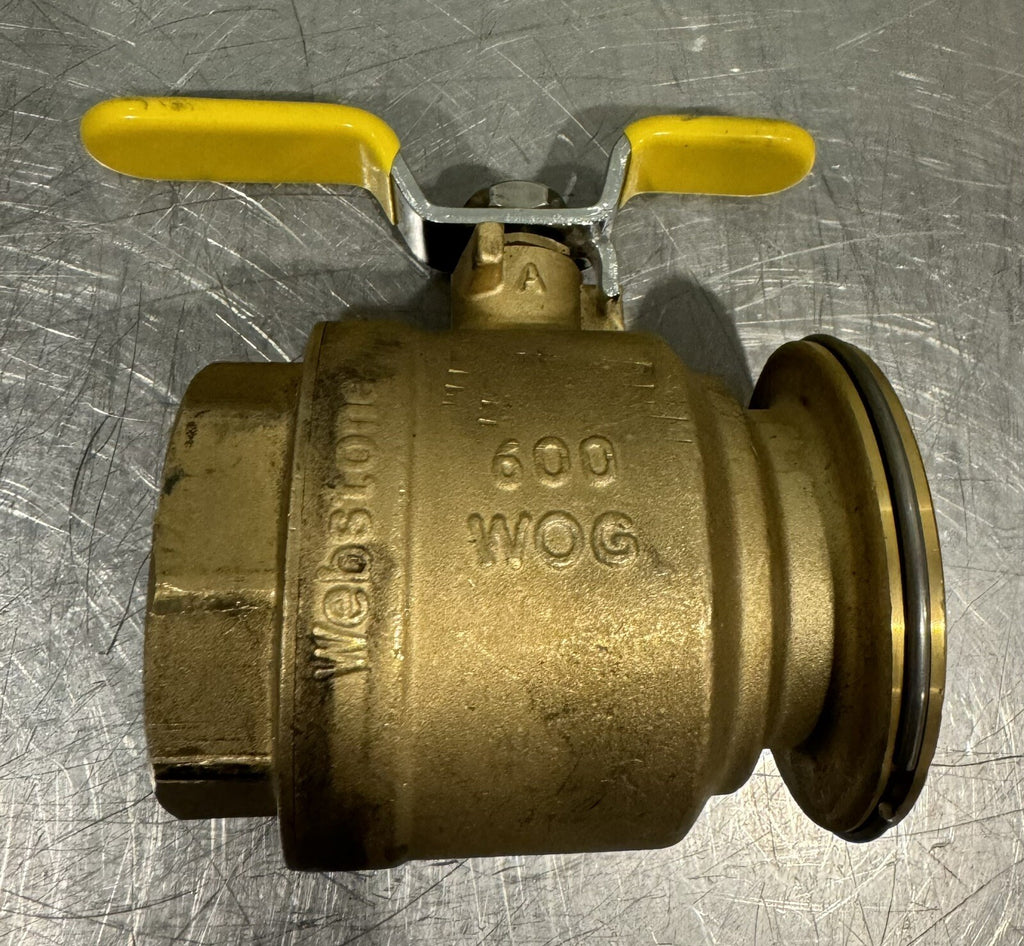 Webstone Nibco 2” Brass Valve 600 WOG NEW! FREE SHIPPING!