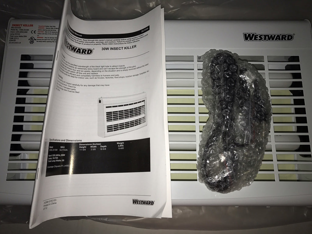 Westward 30 W Portable Fly & Insect Killer Model 32J153A NEW