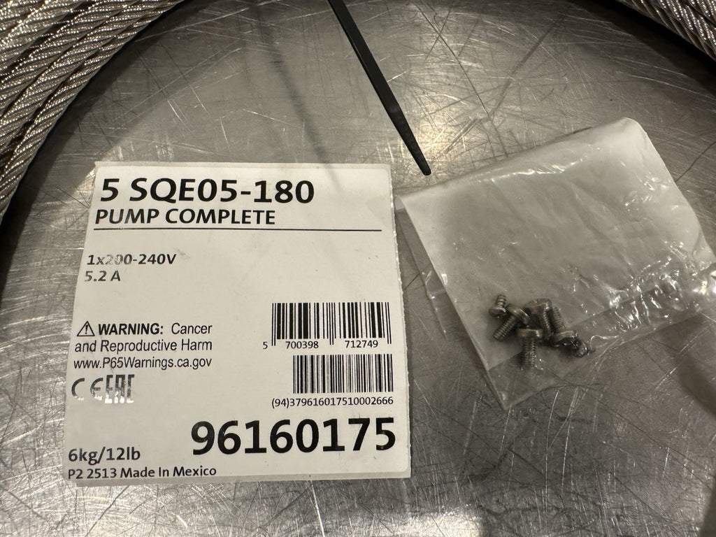 Grundfos 5 SQE05-180 Submersible Pump 96160175 W/ 150’ Cable & 150’ Wire NEW!