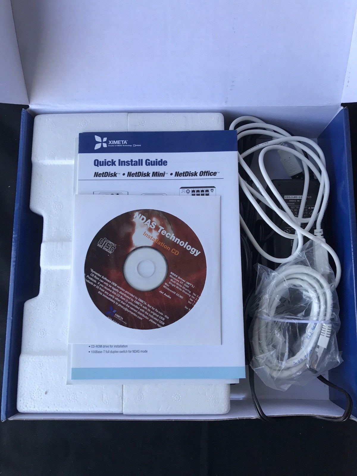 Ximeta NetDisk NDU10-80 External Hard Drive 80 GB NEW IN BOX