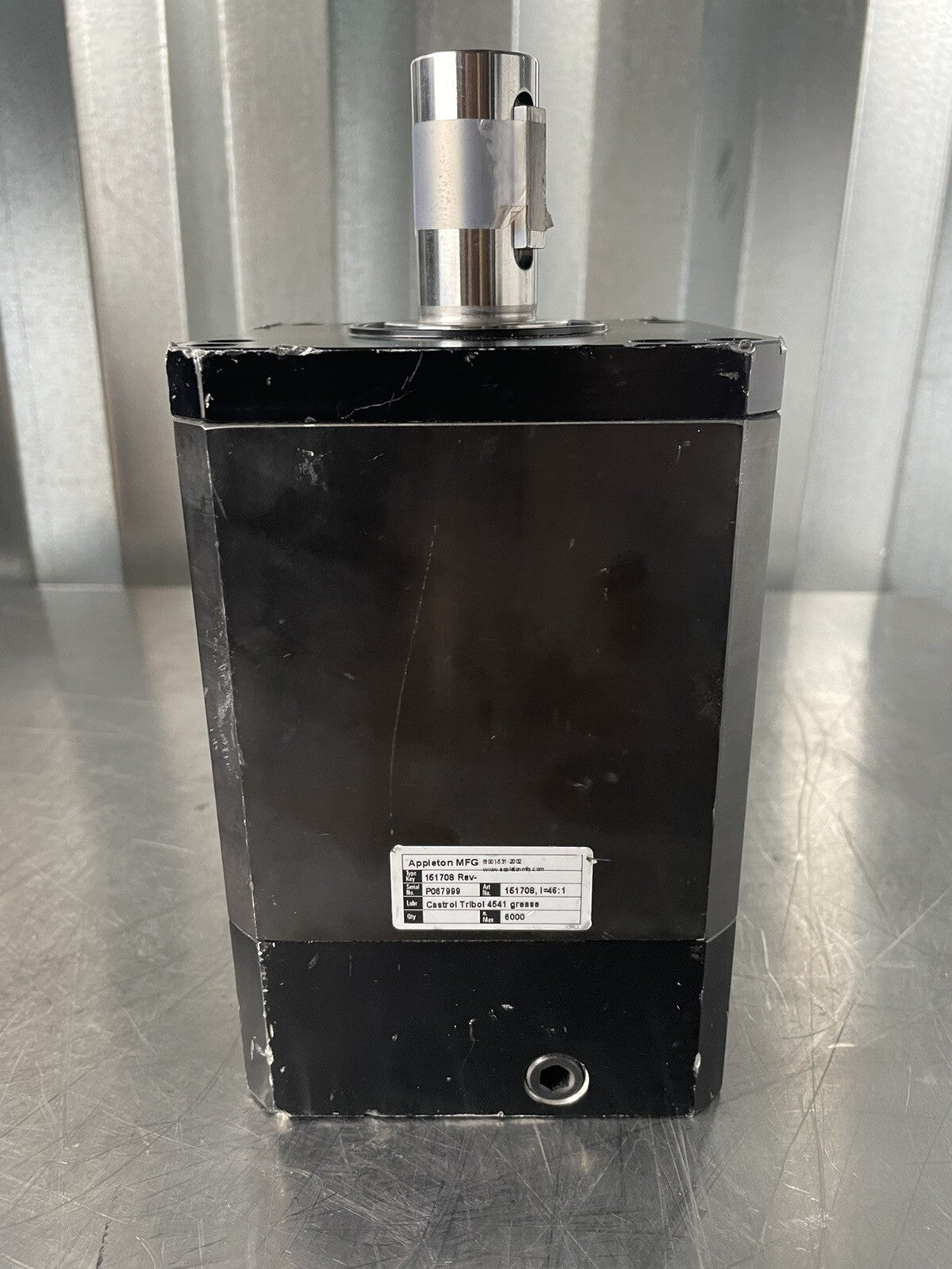 Appleton 151708 Emerson Gearbox 6000 RPM 46:1 Ratio NEW! FREE SHIPPING!