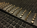 Dean And Tyler 40" Wide Heaven Black Spiked Studded Leather Dog Collar NEW