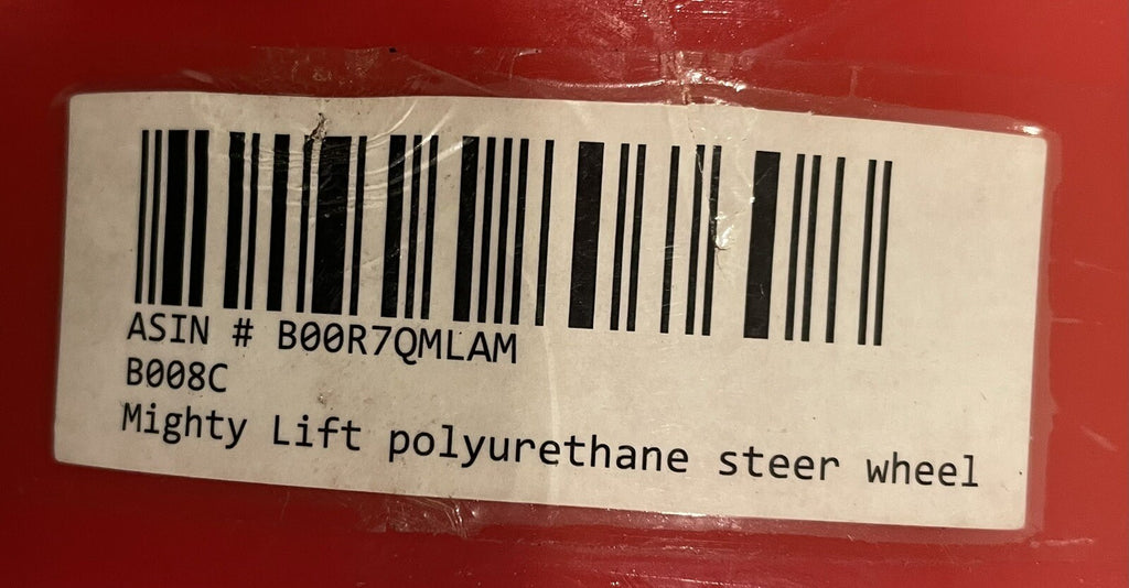 Mighty Lift Poly Wheel 7" X 2” Red NEW! FREE SHIPPING!