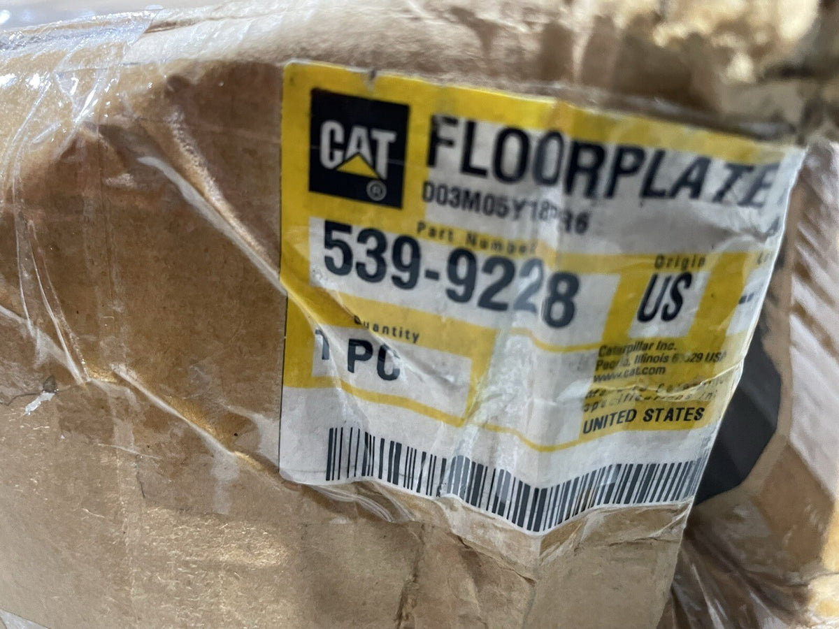 Caterpillar 539-9228 CAT Floorplate Assembly Genuine Black NEW IN BOX!