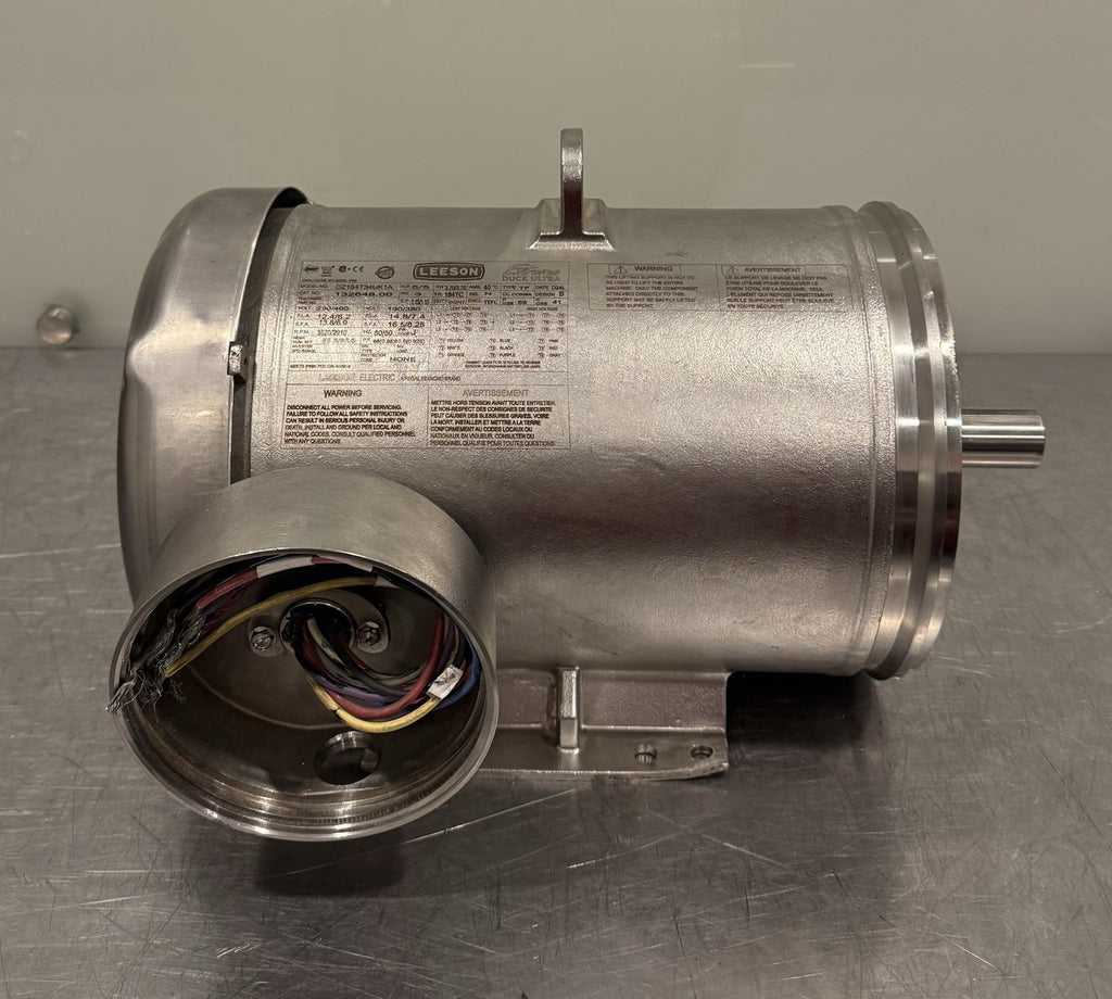 Leeson 132648.00 Motor 5HP 230/460V 3520/2910 RPM NEW! FREE SHIPPING!